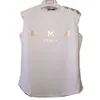 2023 Summer Designer Mode Femme T-shirt sans manches en coton Harajuku Street T-shirt pour hommes Sports décontractés Multiples Colo315M