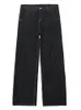 Heren jeans herfst patchwork denim broek oversize losse casual wijde pijpen streetwear harajuku hiphop kleding 230915