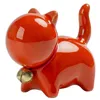 Chá animais de estimação criativo cerâmica bonito gatinho ornamento animal micro paisagem pet interior ornamentos desktop conjunto acessórios jogar