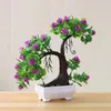 Fiori decorativi Amante Albero Piante artificiali Scaffali Vasi bonsai Falso Home Office Ornamenti da tavolo Decor per fioriera camera da letto di San Valentino