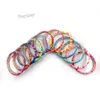 Mixed Color Bohemian Style Printed Polymer Clay Bangle For School Girls 8mm Width Whole 24pcs lot284I