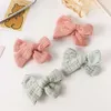 Pinces à cheveux en coton imprimé Floral léopard, 1 pièce, Barrettes pour bébés filles, épingles à cheveux pour enfants, accessoires pour cheveux