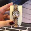 Women's Watch High Quality Steel Band Watch Designer Calender Watch Quartz Clock Circle Watch With Box
