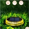 Garden Decorations Solar Energy Led Underground Lamp Pin Lamps Light Without Charge Patio Home Lawn Drop Delivery Dhuwr