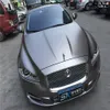 Высочайшее качество Gunmetal Matt Metallic Grey Anthracite Виниловая пленка для автомобиля с воздушным выпуском Автомобильная наклейка в рулоне Self A234a