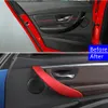 Bilstyling Dörrhandtag Ramdekoration Cover Trim 4st för BMW 3 4 Series 3GT F30 F32 F34 2013-2019 ABS Interiör Tillbehör306Z