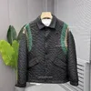 2023 Spring and Autumn Design pleated design lapel jacket for men's trendy color matching casual loose jacket