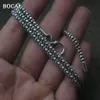 سلاسل Nagons Scales Necklace للرجال نساء المجوهرات الفضية الأزواج الرجعية اللباس 270i