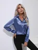 Kvinnors blusar Fashion Office Ladies Satin Shirts Elegant Solid Color Long Sleeve Tops Blusas Mujer