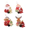 Holiday Hotel Window Christmas Tree Hanging Doll Merry Christmas Decorations Festive Party Ornaments Xmas Gifts