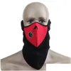 Altri accessori per moto Mezza maschera in pile caldo per bici Protezione cappuccio Er Ciclismo Sport da sci Bici invernali all'aperto Antivento Su Dhfd8