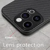 Fashion Carbon Fiber Phone Case voor iPhone 15 14 Plus 13 Pro 12 Mini 11 Pro 14Pro 15 Pro Max Touch Slim and Fit Shell