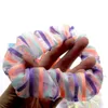 Oplichten Haar Scrunchies Led Scrunchy Haarbanden Meisjes Haar Tie Mesh Chouchou Paardenstaart Glow Dark Haaraccessoires