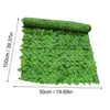 Decorative Flowers Wreaths Garden Plant Fence Artificial Faux Green Leaf Privacy Sn Panels Rattan Outdoor Hedge Home Decor 0.5X1M/ Dhnbo