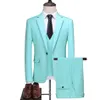 Costumes pour hommes Blazers mode classique grande taille costume trois pièces chanteur scène Performance vêtements hébergé tenue fête Banqu216S