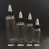 E cig plastdropparflaskor med vridning av mössor 30 ml 50 ml 60 ml 100 ml 120 ml penna form enhörningsflaskan tomma petflaskor för e-liquid pxbqb
