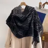 22% OFF Two color B letter printing trend cashmere scarf for women's Korean fashion versatile warm shawl tasselsKKQ2