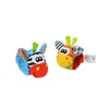 Giocattolo per bambini Calzini Sozzy Giocattoli Regalo Peluche Giardino Bug Sonaglio da polso 3 stili Educativi Carino Colore brillante 247O Regali di consegna goccia Apprendimento Dhins