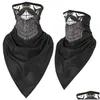 Other Motorcycle Accessories Face Er Breathable Ice Silk Neck Ers Windproof Dust Outdoor Bandana Cycling Bike Ski Sports Scarf Drop Dhi89