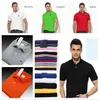 T-shirts hommes T-shirt de luxe chaud T-shirt petit cheval crocodile broderie vêtements hommes tissu lettre poney polo t-shirt col t-shirt décontracté t-shirt tops