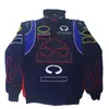 Formula 1 F1 Racing Suit European and American Style College Casual Cotton Jacket Winter Full Embroidery Vintage Motorcycle Jacket253a