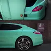 3 Layers Gloss Tiffany Blue Vinyl Film Glossy Car Wrap Foil With Air Release DIY Car Sticker Wrapping Size 1 52x20 meters Roll295V