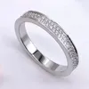 Anel de diamante de amor anel de parafuso masculino feminino clássico anel de diamante de casamento de luxo 18K ouro e prata rosa nunca desbota, joias de grife não alérgicas com caixa de alta qualidade