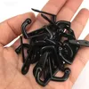 30PCS Black Metal small hooks Decorative wall cabinet hooks Door hanger for clothes hat Key Bag with Screws2603