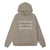 Hoge kwaliteit 2023 Majella MM Multi Stripe met kalender klassieke print hooded sweatshirt voor heren en dames