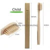 Disposable Toothbrushes 10Pcs Environmental Bamboo Kids Toothbrush Soft Bristle Healthy Dental Oral Care Toothbrushbamboo Brush Natura Dhtks