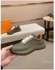 Phantom Men Fairplay Sneaker Shoes Technical Canvas Calfskin Leather Runer Trainer Shoe Canvas-täckt enda komfort Comance Walking