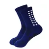 Sports Socks Anti Slip Football Mens Youth Clip Round Neck Black White Blue High Quality Drop Delivery Outdoors Athletic Outdoor Accs DHJLS