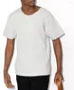 남성용 T 셔츠 Homme Plisse 패브릭 주름 상단 둥근 목 느슨한 다목적 캐주얼 짧은 슬리브 티셔츠