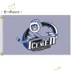 Banner Flags Echl Jacksonville Icemen Flag 3X5Ft 90Cmx150Cm Polyester Decoration Flying Home Garden Festive Gifts Drop Delivery Part Dhvj9