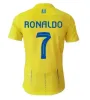 23/24 Neymar Jr al Nassr fc Ronaldo Soccer Jerseys Men Kider Kital Hilal Saudi Cr7 Boys Shiirt Maneファンバージョンジャージー23 Sergej Saudi Arabia