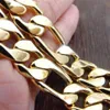 collana da uomo in oro giallo massiccio 18 carati 95G catena pesante figaro italiana 60 cm 12MM2529