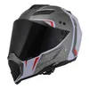 Capacete facial completo para motocicleta Dual Sport Off Road Dirt Bike ATV D O T Certified252b