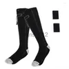 Herrensocken Sportsocken Winter Warm Beheizt Batteriefach Moto Elektrische Heizung Thermofußwärmer Für Ski Camping Radfahren Reiten Wandern x0916