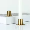 Candle Holders Candlestick Holder Home Dining Table Decoration 4pcs Base Metal Stick Wedding