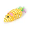 Cat Toys Mice Cute Fun Sisal Mouse Toy Chew Interactive Pet rop