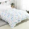 Decken Swaddling 150x200 cm Baby Sommer Kühle Decke Bambus Baumwolle Atmungsaktive Schweißabsorbierende Doppel Gaze Hause Kinder Erwachsene 230915