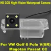 HD CAR CCD 4 LED Night Vision Reverse Backup Parkering Vattentät bakifrån kamera för VW Polo V 6R Golf 6 VI Passat CC Magotan255p