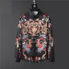 2022designer luxury mens dress casual print shirts for men long sleeve cotton paris slim fit womens shirt#L254V277O