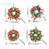 Ljusstakar julhållare pinecone bär kransljusstake för bordets mittstycken väggdörr dekoration år c9ga