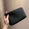 Schwarze Kosmetiktaschen, VIP-Geschenktasche, tragbare Aufbewahrungstasche, Designer-Geldbörsen, Nylon-Geldbörsen mit Reißverschluss, Make-up-Tasche für Mädchen-Accessoires, B246N