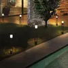 Lampe de pelouse extérieure cour jardin paysage projecteur bornes rue pilier lumière LED étanche