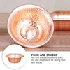 Bowls Holy Water Cup Retro Decor Small Bowl Creative Copper Smooth Accessories Tableware Delicate Decorative