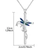 Fashion Delicate Cross Dragonfly Pendant Necklace For Women Banquet Luxury Jewelry Accessories Gifts For Lovers And Friends