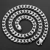 Chains 11mm Cuban Curb Link Chain 316L Stainless Steel Necklace For Men Boys Gold Silver Color 24 30 Inch Jewlery Gifts LHN119248v