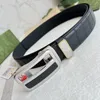 Top Quality Luxury Designer Belt Camada Preta Calfskin Moda Mens Cintos Ouro Prata Pure Steel Buckle 3.5cm 2023 Nova Temporada Chegada com Caixa